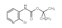 2-溴-3-(Boc-氨基)吡啶结构式