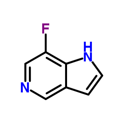 7-氟-1H-吡咯并[3,2-c]吡啶结构式