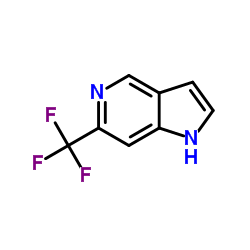 6-(三氟甲基)-1H-吡咯并[3,2-c]吡啶结构式