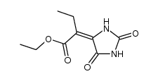2-(2,5-dioxo-imidazolidin-4-ylidene)-butyric acid ethyl ester结构式