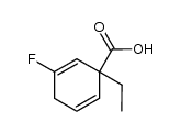 1-ethyl-3-fluoro-2,5-cyclohexadiene-1-carboxylic acid Structure