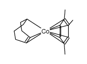 (η-6-pseudocumene)(1-η1,4,5-η2-cyclooctenyl)cobalt结构式