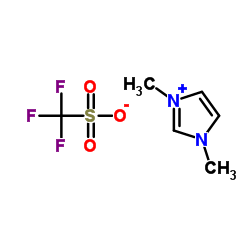 1,3-二甲基咪唑三氟甲磺酸盐结构式
