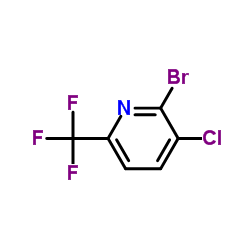 2-Bromo-3-chloro-6-(trifluoromethyl)pyridine Structure