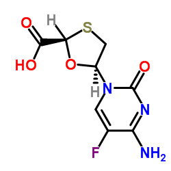 Emtricitabine Carboxylic Acid Structure