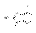 4-Bromo-1-methyl-1,3-dihydro-2H-benzimidazol-2-one Structure