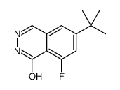 6-(叔丁基)-8-氟-2,3-二氮杂萘-1(2H)酮结构式