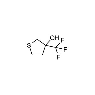 3-(三氟甲基)四氢噻吩-3-醇结构式