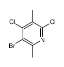 3-bromo-4,6-dichloro-2,5-dimethylpyridine structure