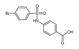 4-(4-溴苯磺酰基氨基)-苯甲酸结构式