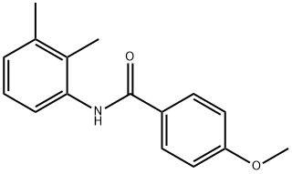 4-甲氧基-N-(2,3-二甲基苯基)苯甲酰胺结构式