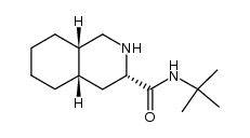 N-(TERT-BUTYL)DECAHYDRO-3-ISOQUINOLINECARBOXAMIDE结构式