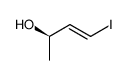 (R,E)-3-hydroxy-1-iodobut-1-ene Structure