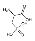 D(-)-2-氨基-3-膦丙酸结构式