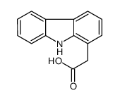 carbazole-1-acetic acid Structure