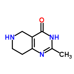 2-甲基-5,6,7,8-四氢吡啶并[4,3-d]嘧啶-4(3H)-酮结构式