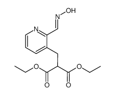 3-(diethyl methylpropanedioate)pyridine-2-carbaldoxime Structure
