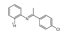 2-deuterio-(E)-N-(1-(4-chlorophenyl)ethylidene)aniline Structure