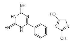 imidazolidine-2,4-dione,6-phenyl-1,3,5-triazine-2,4-diamine Structure