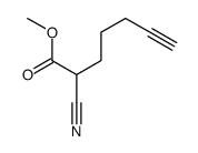 methyl 2-cyanohept-6-ynoate结构式