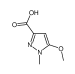 5-甲氧基-1-甲基-1H-吡唑-3-羧酸结构式