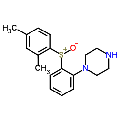 1-(2-((2,4-Dimethylphenyl)sulfinyl)phenyl)piperazine Structure