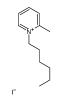 1-hexyl-2-methylpyridin-1-ium,iodide结构式