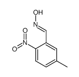 5-methyl-2-nitrobenzaldehyde oxime Structure