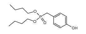 dibutyl 4-hydroxybenzylphosphonate结构式