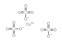 高氯酸镝(Ⅲ)六水化合物结构式