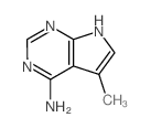 5-甲基-7h-吡咯并[2,3-d]嘧啶-4-胺结构式