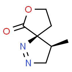 7-Oxa-1,2-diazaspiro[4.4]non-1-en-6-one,4-methyl-,trans-(9CI)结构式