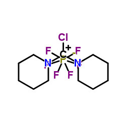 氯代二哌啶碳鎓六氟磷酸盐结构式