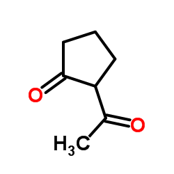 2-乙酰环戊酮结构式