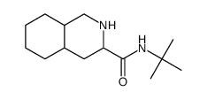 n-(tert-butyl)decahydroisoquinoline-3-carboxamide structure