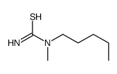n-甲基-n-戊基硫脲结构式
