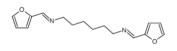 N,N'-difurfurylidenehexane-1,6-diamine Structure