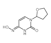 4-(hydroxyamino)-1-(oxolan-2-yl)pyrimidin-2-one Structure