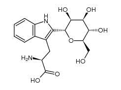 2-(α-D-Mannopyranosyl)-L-tryptophan Structure