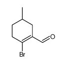 2-bromo-5-methylcyclohexene-1-carbaldehyde结构式