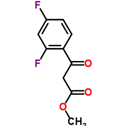 Methyl 3-(2,4-difluorophenyl)-3-oxopropanoate Structure