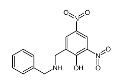 2-[(benzylamino)methyl]-4,6-dinitrophenol Structure
