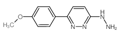 [6-(4-methoxyphenyl)pyridazin-3-yl]hydrazine结构式