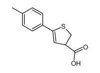 (3S)-5-(4-methylphenyl)-2,3-dihydrothiophene-3-carboxylic acid Structure