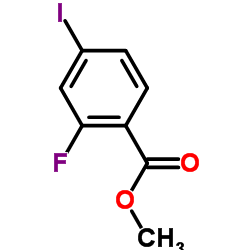 2-氟-4-碘苯甲酸甲酯结构式