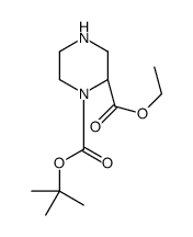 (R)-1-叔丁基 2-乙基 哌嗪-1,2-二羧酸结构式