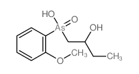 2-hydroxybutyl-(2-methoxyphenyl)arsinic acid structure
