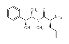(2S)-氨基-n-[(1r,2r)-2-羟基-1-甲基-2-苯基乙基]-n-甲基-4-戊酰胺结构式