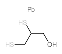 1-Propanol,2,3-dimercapto-, lead(2+) salt (1:1) Structure