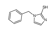 1-苄基-1H-咪唑-2-硫醇结构式
